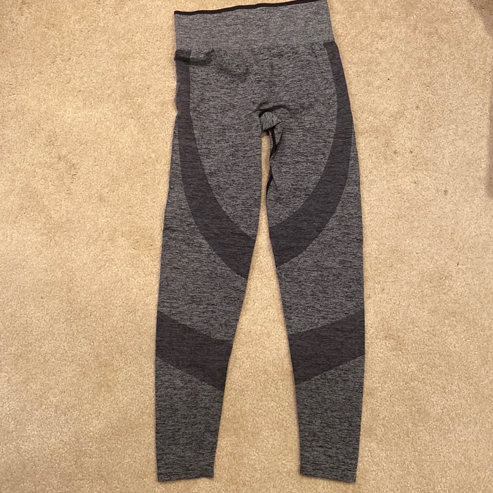 PINK gray leggings, good quality